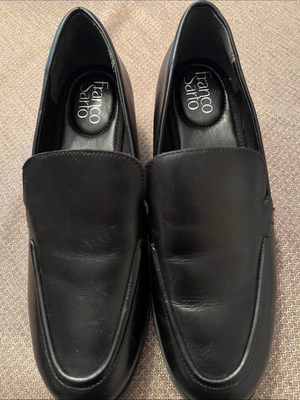 NWOB Franco Sarto Bocca Loafer Black Leather Loafer 8.5